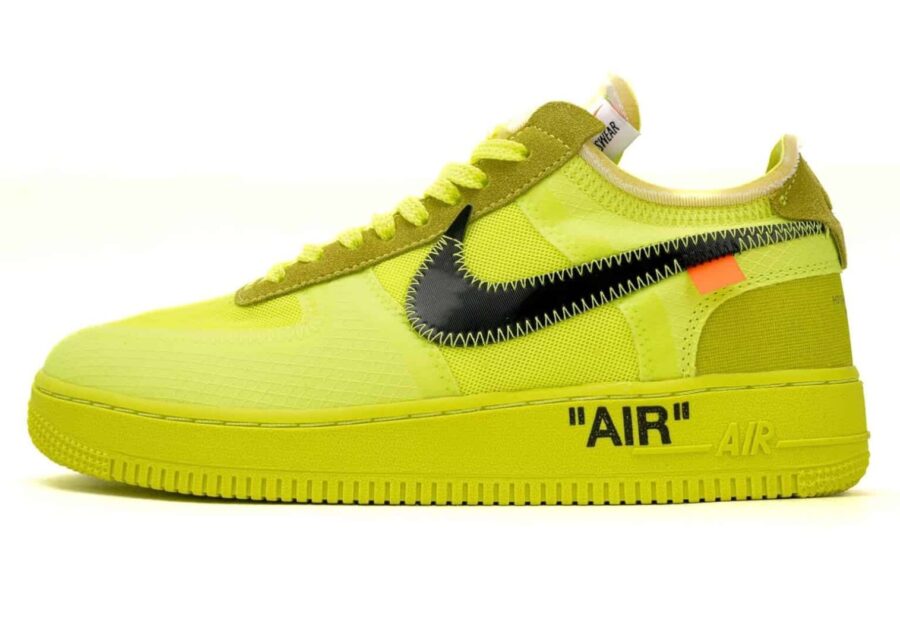 Nike Air Force 1 Low Off White Volt 2