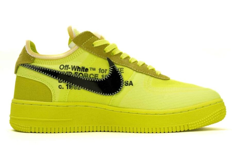 Nike Air Force 1 Low Off White Volt 3