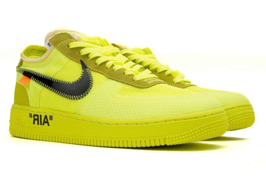 Nike Air Force 1 Low Off White Volt 4