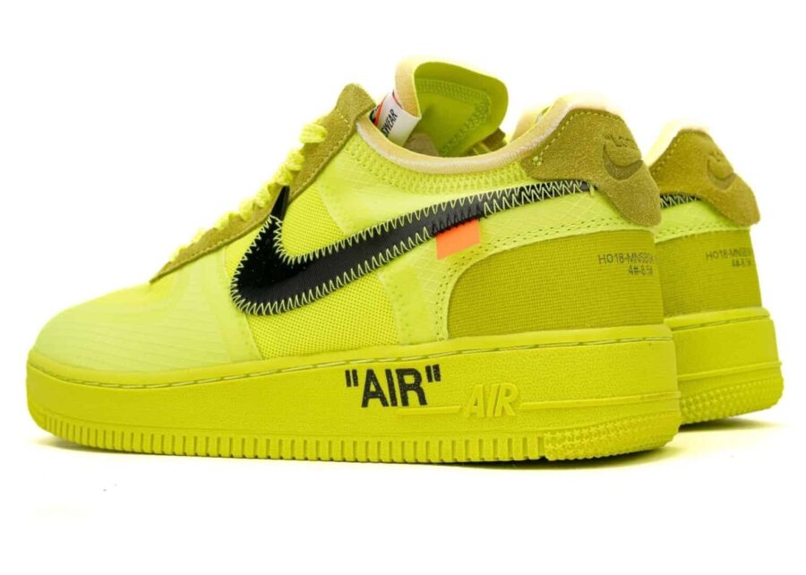 Nike Air Force 1 Low Off White Volt 5