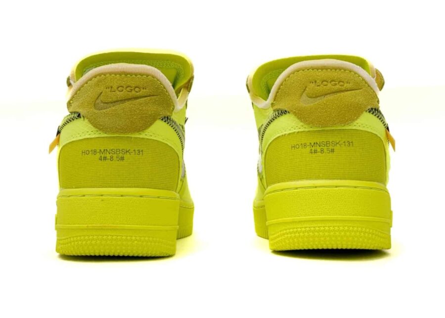 Nike Air Force 1 Low Off White Volt 6