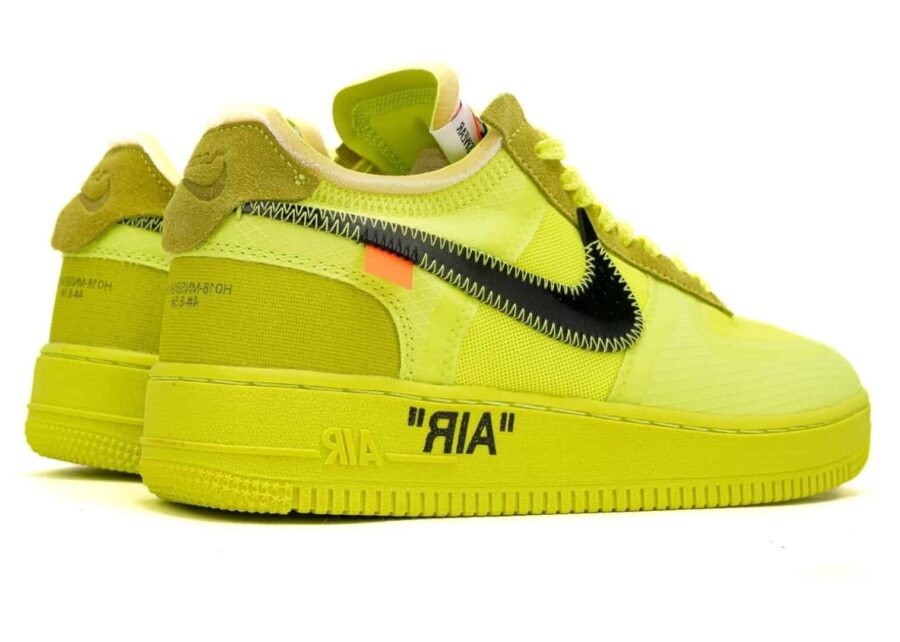 Nike Air Force 1 Low Off White Volt 9