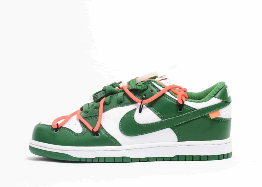 Off White X DUNK GREEN 1