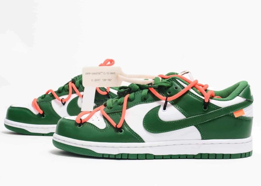 Off White X DUNK GREEN 4