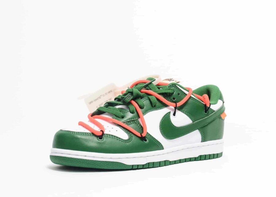 Off White X DUNK GREEN 5