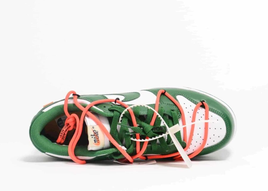 Off White X DUNK GREEN 8