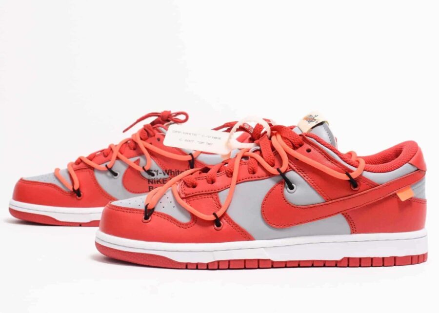 Off White X DUNK RED 4