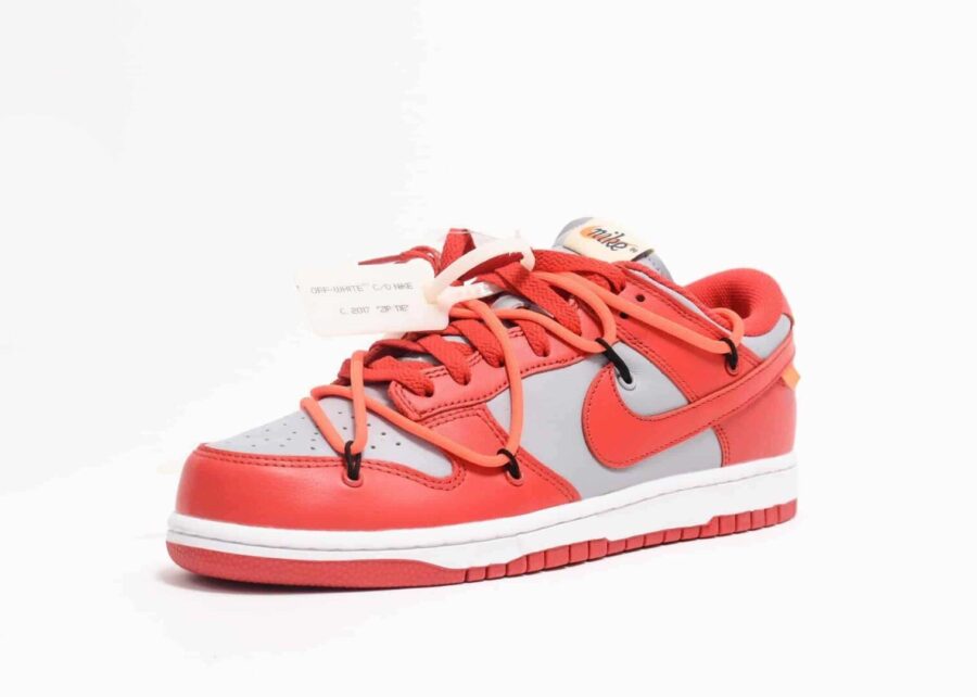 Off White X DUNK RED 5