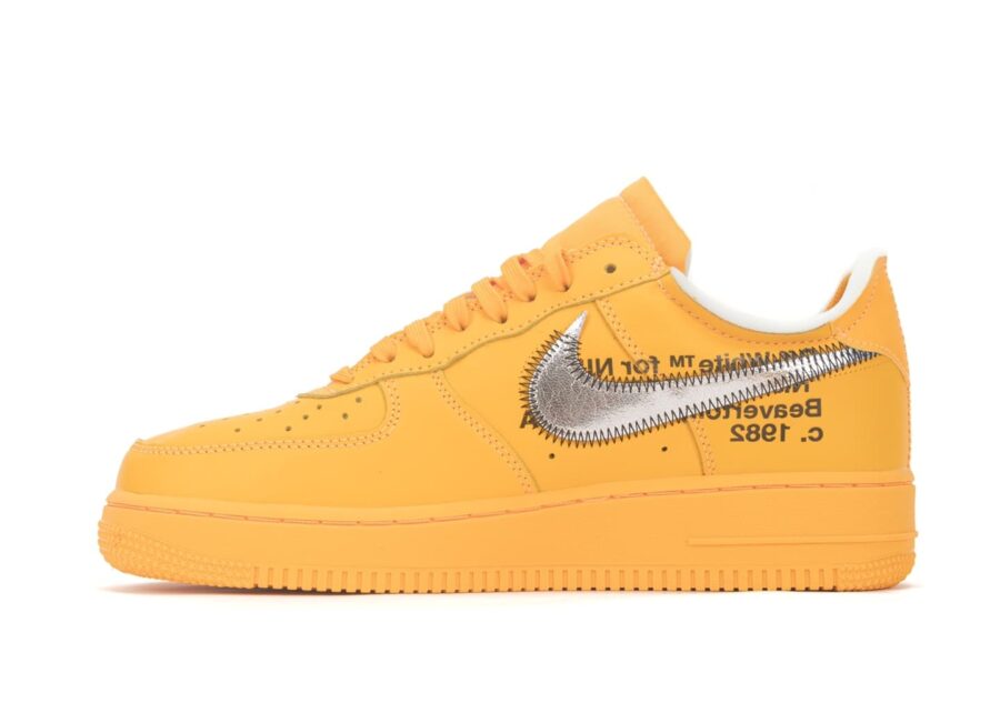 Off White x Nike Air Force 1 Low University Gold DD1876 700 2