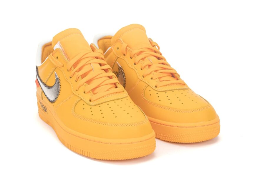 Off White x Nike Air Force 1 Low University Gold DD1876 700 5