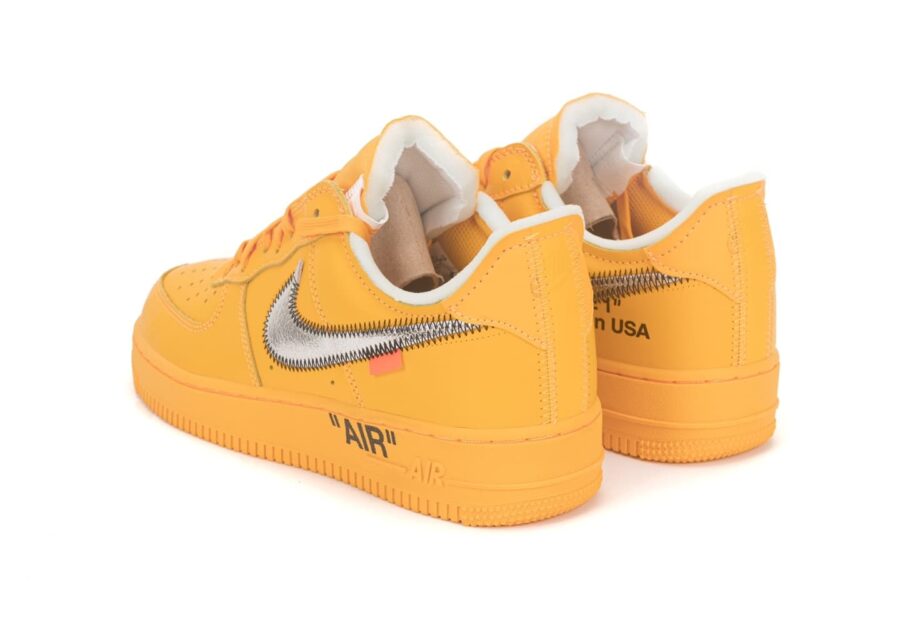 Off White x Nike Air Force 1 Low University Gold DD1876 700 6