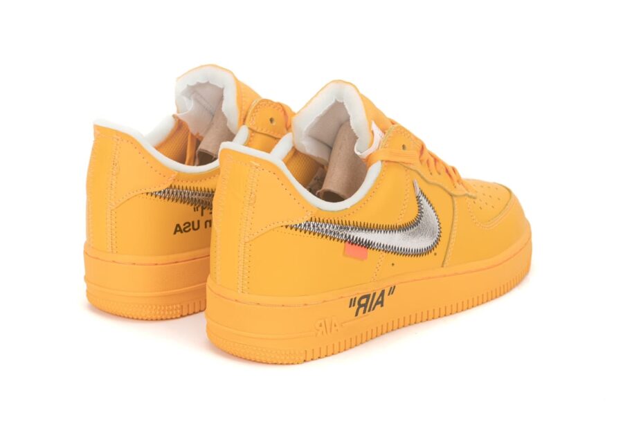 Off White x Nike Air Force 1 Low University Gold DD1876 700 7