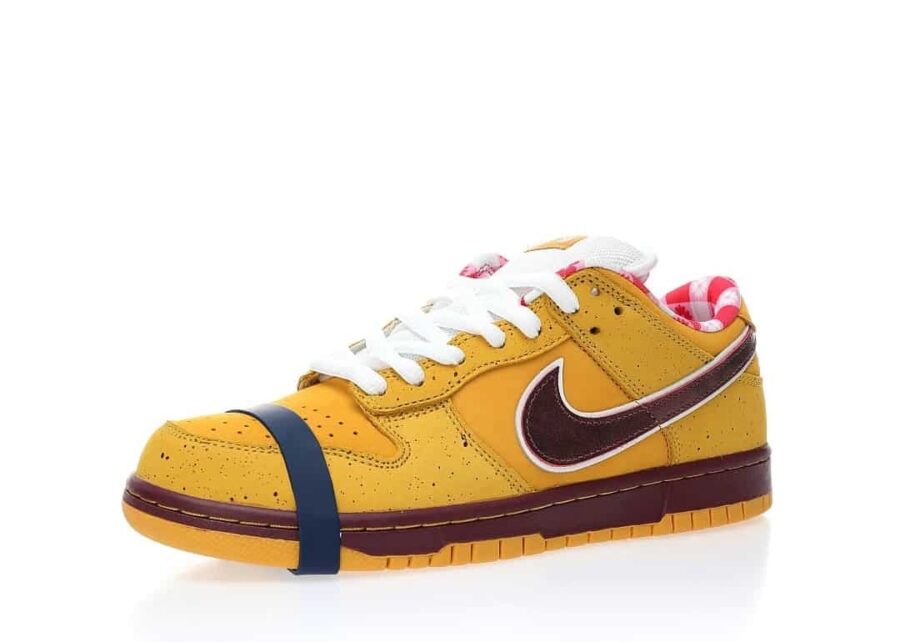 UA Dunk Low Yellow Lobster 1